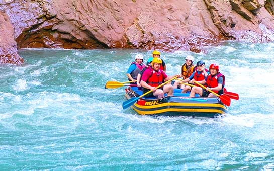 Seguro de viaje para rafting en aguas bravas